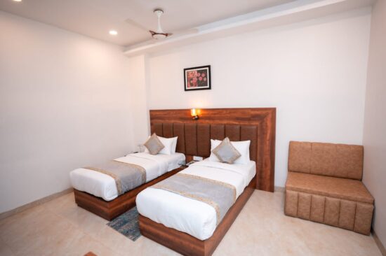 Well-decorated banquet hall for events at Hotel Radiance Courtyard